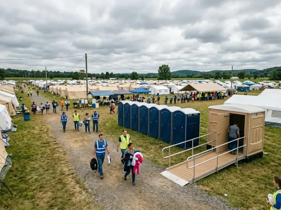 disaster-relief-camp-restrooms-010 — frequently asked questions, Dumpster & Portable Bathrooms Rental in Decatur, IN